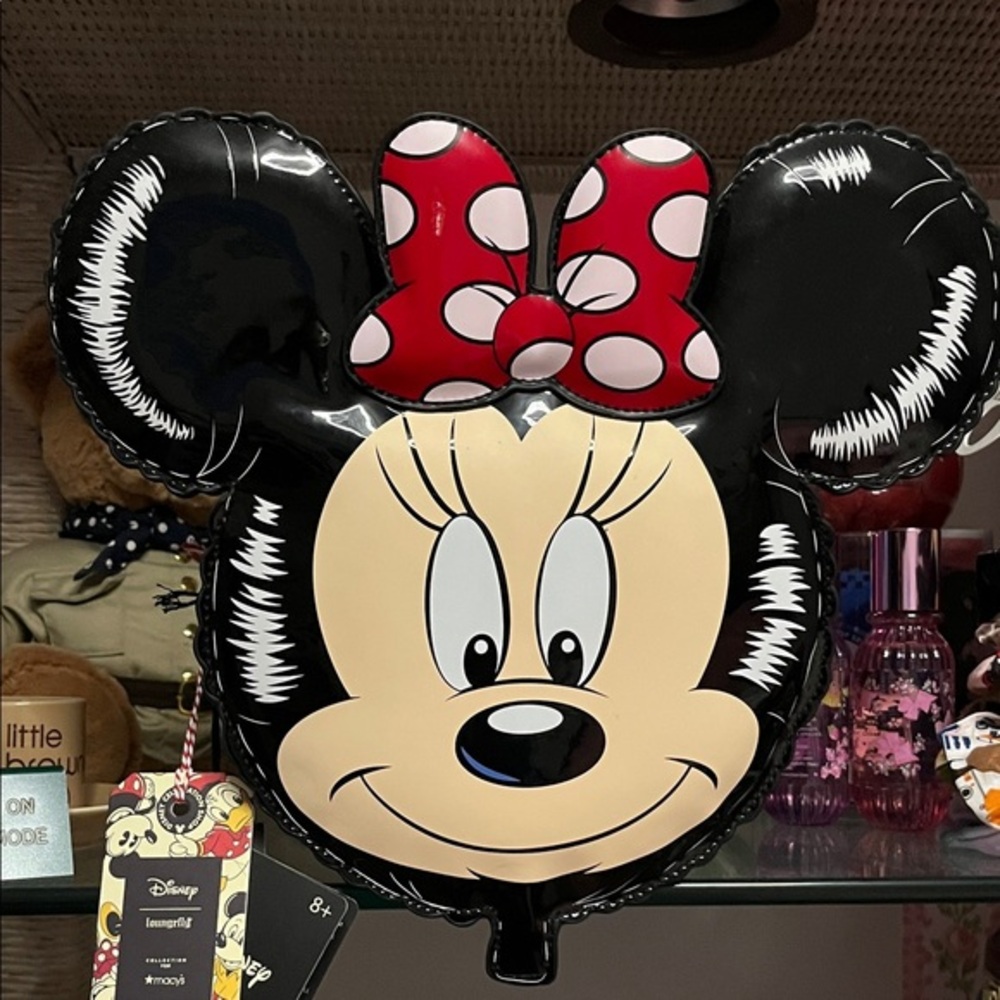 Loungefly Disney Minnie Mouse Parade Balloon Convertible Mini Backpack&Crossbody